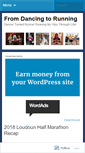 Mobile Screenshot of dancingtorunning.com